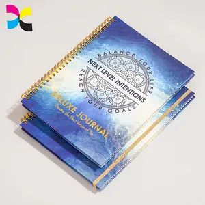 Customizável capa dura grossa estudante nota livro assunto b5 espiral cadernos