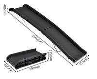Modèle solide facile à ranger escaliers en plastique pour animaux de compagnie télescopique réglable rampe de voiture pour chien pliant pour lit et voyage
