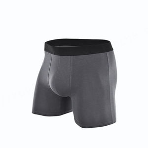 Calzoncillos bóxer populares para hombre al por mayor de fábrica 95% algodón 5% Spandex buena calidad ropa interior para hombre Calzoncillos Bóxer - Product Image 2