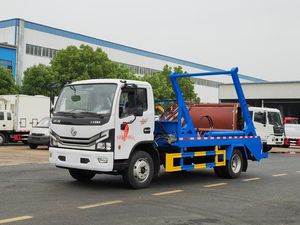 Dongfeng รถเทรลเลอร์ข้ามถังทนทาน4*2 6CBM สำหรับไซต์ก่อสร้างรถบรรทุกข้ามขนาดกะทัดรัดเพื่อความสะดวกในการเก็บขยะ - Product Image 2