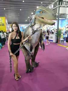 Mascotte pour hommes Costume de fête adulte portable modèle Dragon Costume caché jambes Animatronic <span class=keywords><strong>dinosaure</strong></span> mascotte Costume - Product Image 5