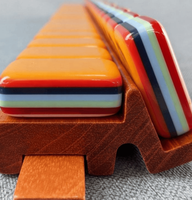 Offre Spéciale : Jeu de Mahjong Américain de Luxe 160 Pièces en Acrylique Sculpté sur Mesure, 7 Couches, Collection Walk With Me