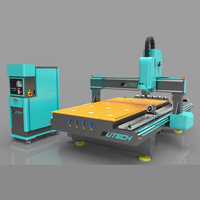 Kit de table de routeur CNC industriel DIY, machine de sculpture sur bois 3 axes 1300x2500mm, moteur servo hybride à broche unique, contrôleur Mach3
