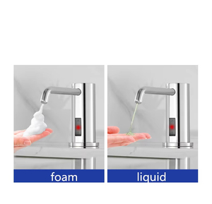 Modern yükseltme pirinç otomatik el sabun dağıtıcısı sıvı sabun lüks banyo mutfak köpüren için sabunluklar otomatik - Product Image 3