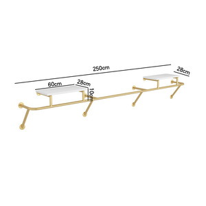 Moderno Exhibidor Colgante Ecológico para Ropa <span class=keywords><strong>de</strong></span> Mujer, Estante <span class=keywords><strong>de</strong></span> Pared para Tiendas Minoristas - Product Image 5