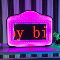 Présentoir de service de bouteilles VIP numérique LED programmable et portable pour boîte de nuit, avec application pour affichage de messages DIY