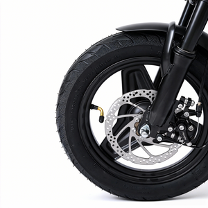 Vélo électrique pliable avec batterie au lithium, moteur à moyeu arrière, vitesses, pneus larges, pliage rapide, vélo électrique pour les trajets urbains - Product Image 3