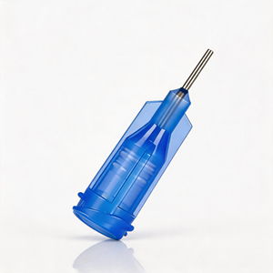 Punta de Dispensación de Acero Inoxidable de Calibre 22G y 0.25 Pulgadas con Conector Luer Lock de Plástico para Dispensador de Jeringas No Médicas - Product Image 1