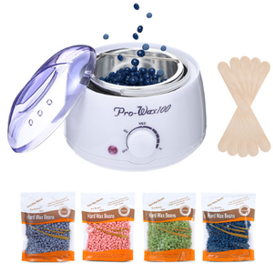 Cuentas de <span class=keywords><strong>cera</strong></span> dura para depilación Cuentas de <span class=keywords><strong>cera</strong></span> de 1000g para Kit de depilación para mujeres y hombres, cuentas de depilación para pieles sensibles - Product Image 1