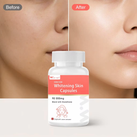 60 Capsules de Glutathion et Collagène 90000 MG pour la Beauté et les Soins de la Peau – Mélange Éclaircissant et Nettoyant pour une Peau Radieuse – Capsules Blanchissantes pour Adultes