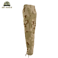 Ensemble uniforme tactique camouflage Ripstop style ACU unisexe, chemise et pantalon de chasse d'extérieur avec poignets ajustables en polyester/coton