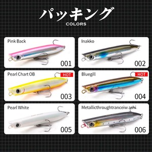 Hunthouse WTD Topwater crayon leurres 130mm 30g Wobbler eau salée Popper pêche <span class=keywords><strong>leurre</strong></span> Popper <span class=keywords><strong>leurre</strong></span> - Product Image 4