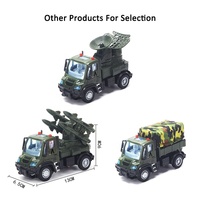 QS OEM Çocuklar İçin Askeri Taşıma Füze Radar Tankı Kamyon Aracı 1:64 Geri Çekmeli Araba Mini Alaşımlı Döküm Model Oyuncak Sesli Işıklı