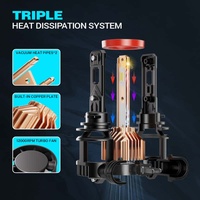 Expédition rapide Led voiture lumières H7 système d'éclairage automatique 100W C6 voiture Led phare ampoule
