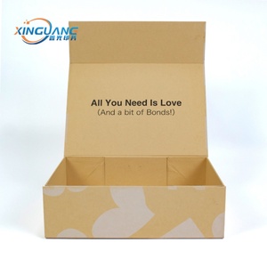 Custom Logo Folding Collapsible Kraft Luxury <b>Gift</b> Packaging Rigid <b>Magnetic</b> Foldable Paper <b>Boxes</b> for Small Business - Product Image 3