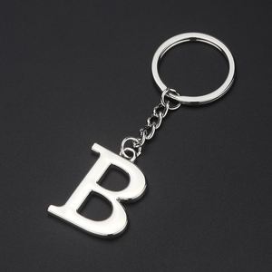 Llavero de Aleación con 26 Letras Inglesas, Colgante para Bolsa, Accesorios, Letras Mayúsculas, Números, Llavero, Pequeño Regalo Personalizable - Product Image 2