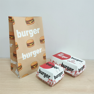 Cajas de Embalaje para Hamburguesas Impresas Personalizadas para Restaurantes de Comida Rápida, Caja Desechable para Pollo Frito, Palomitas y Papas Fritas para Llevar - Product Image 4
