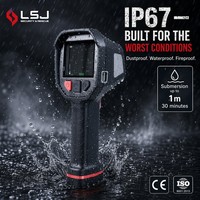 Caméra thermique de lutte contre les incendies LSJ F1200 1200 ° Caméra thermique portable WiFi IP67 TIC 640x512 pour la recherche de personnel de secours incendie