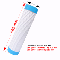 Tuyau d'échappement flexible thermique de haute qualité, tuyau flexible de climatisation 120 mm, tuyau d'échappement d'air flexible pour le refroidissement