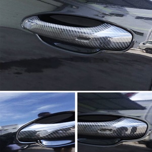 OUER Nueva Cubierta de Manija de Puerta de Fibra de Carbono Pulida Mejorada para Macan Cayenne con Ajuste Universal - Product Image 6