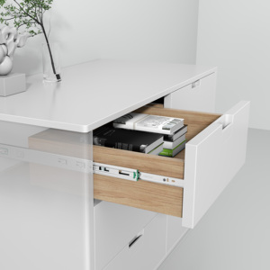 Guide <span class=keywords><strong>per</strong></span> <span class=keywords><strong>cassetti</strong></span> con chiusura ammortizzata e cuscinetti a sfera <span class=keywords><strong>per</strong></span> mobili, armadietti da cucina e cassette degli attrezzi, portata 35 kg - Product Image 6