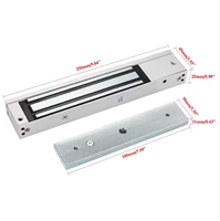 Serrure de porte intelligente étanche 180 kg (350 lbs) polie EM Lock 12V, contrôle d'accès, durable, antivol, électronique magnétique, à sécurité renforcée