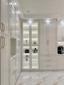 VERMONHOUZZ Mobili da Cucina <span class=keywords><strong>di</strong></span> <span class=keywords><strong>Lusso</strong></span> Moderni su Misura con Illuminazione LED Integrata e Paraschizzi in Piastrelle Arcuate per Hotel e Ambienti <span class=keywords><strong>di</strong></span> Alta Gamma - Product Image 3