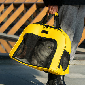 Portable Handbag for <b>Cats</b> and Dogs Breathable Large Mesh Pet Carrier Outdoor Travel <b>Cat</b> <b>Backpack</b> - Product Image 1