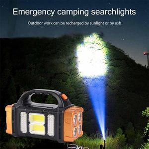 Linterna Táctica Multifuncional al por Mayor con Banco de Energía, Recargable por USB, Linterna LED para Camping - Product Image 2