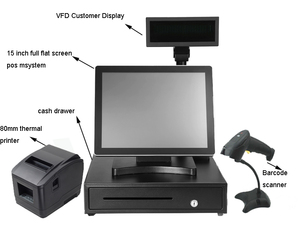 Registratore di <span class=keywords><strong>Cassa</strong></span>/Sistema POS con Schermo <span class=keywords><strong>Touch</strong></span> Capacitivo Impermeabile da 12/15/17 Pollici per Supermercati/Ristoranti - Product Image 6