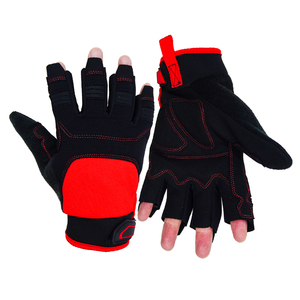 Guantes de fitness ventilados transpirables de medio dedo para hombre, venta al por mayor, gimnasio, levantamiento, ejercicio, deportes, ciclismo, protección de manos - Product Image 1