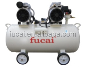 Kompresor Udara Merek FUCAI, Kompresor Udara Merek untuk Dental Site Silent Oil Free Medical <span class=keywords><strong>Mini</strong></span> Tipe 7 Bar 1.0X2HP 50L Kompresor Udara - Product Image 4