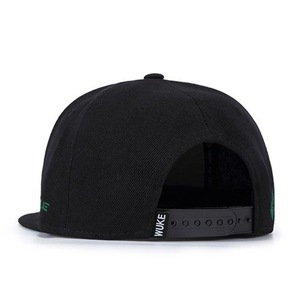 Cappellino da Baseball Stile Europeo e Americano con Ricamo a Foglia, 100% Cotone, 6 Pannelli, Visiera Piatta Regolabile per Adulti Unisex - Product Image 5