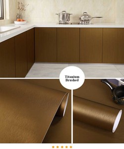 Fábrica mejor cáscara de Metal y película cepillado plata <span class=keywords><strong>acero</strong></span> PVC <span class=keywords><strong>vinilo</strong></span> impermeable hogar refrigerador Decoración - Product Image 5