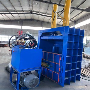 Máquina Empacadora de Cartón y Plástico para Ropa Usada, Compactadora de Chatarra, <span class=keywords><strong>Prensa</strong></span> Hidráulica Vertical - Product Image 3