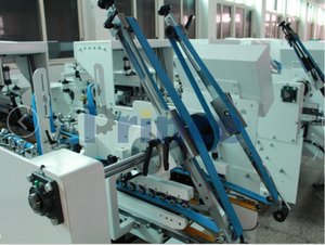 Tự động chất lượng cao thư mục gluer máy thực phẩm hộp giấy làm máy đồ ăn nhẹ mỹ phẩm hộp các tông dán máy gấp - Product Image 5