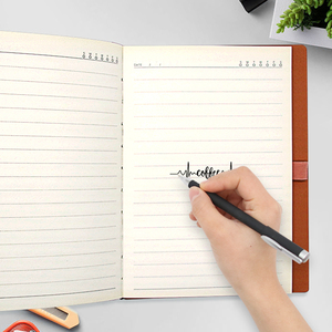 YALONG nouveau Design de mode A5 cahiers en cuir fabricant de carnet de notes personnalisé pour les employés de l'école et du bureau - Product Image 4