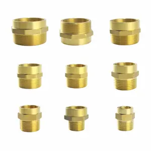 Đầu Nối Ống Bằng Đồng Bộ Chuyển Đổi 1/2 Đực Sang 15Mm Cái