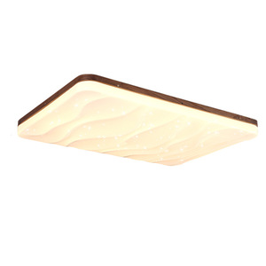 Lámpara de <span class=keywords><strong>Techo</strong></span> para Sala de Estar de Madera de Nogal, Espectro Completo Sólido, Ultrafina, Estilo Chino Moderno, Anti-Luz Azul para Dormitorio - Product Image 5