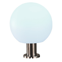 Lampadaire de jardin LED en acier inoxydable IP33, éclairage extérieur étanche pour clôture et allée