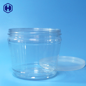 Conteneur en plastique PET transparent de 680 ml, forme conique circulaire tronquée, étanche, qualité alimentaire, pour gelée, nouilles, sucre, collation - Product Image 5