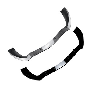 Amp-Z Front <b>Splitter</b> <b>Lip</b> Bumper Carbon Fiber Texture Matte Finish For Mercedes-Benz Clas C117 2013-15 Standard Version - Product Image 2