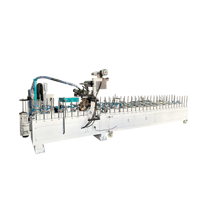 Fenêtre en bois porte cadre meubles Pvc placage profil emballage Machine profil stratification Machine colle froide et colle chaude