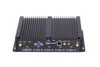 Mini PC Industrial sin Ventilador OEM/ODM, Computadora Integrada con Aleación de Aluminio, GPIO, RS232, RS485, LAN Dual, Intel Core I3, I5, I7