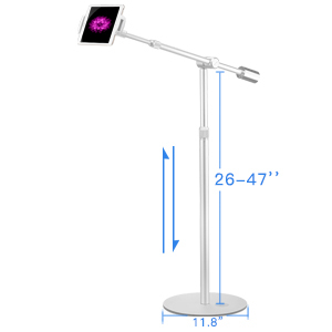 Soporte de cuello de cisne Digital para tableta y <span class=keywords><strong>pc</strong></span>, base de suelo ajustable para iPad 2/3 - Product Image 3
