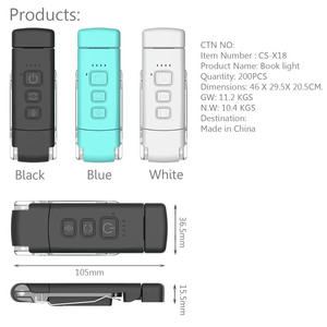 Mini Portable Led Usb Rechargeable Clip <strong>Book</strong> <strong>Reading</strong> <strong>Light</strong> for Kids Small <strong>Reading</strong> <strong>Lights</strong> for <strong>Books</strong> in Bed - Product Image 5