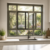 Ventana Corredera de Aluminio HUACAI, Serie 110, Sistema de Sellado Lateral a Presión, Directo de Fábrica en China, para Hoteles y Apartamentos