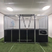 Box de stockage pour chevaux Weisien de haute qualité, préfabriquées, modulaires, avec toit en panneaux galvanisés à chaud, pour écurie extérieure.