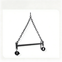 Ensemble de barres de contention de lit à position fixe, couleur personnalisable, avec menottes pour poignets, jouet de flirt pour couple, équipement de bondage, résistant à l'eau, vente en gros