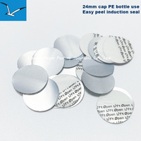 Kleine Mengen PE-Flaschenverschlüsse 20/410 24/410 Auslaufsichere HIS-Liner Wärmeinduktionsversiegelung Leicht Abziehbare Aluminium-Kunststoff-Folie